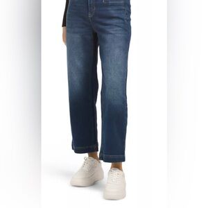 Nicole Miller New York Nomad Super High Rise Wide Leg Jeans Size 10